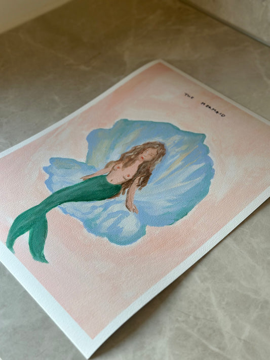 the mermaid 30 x 40 cm