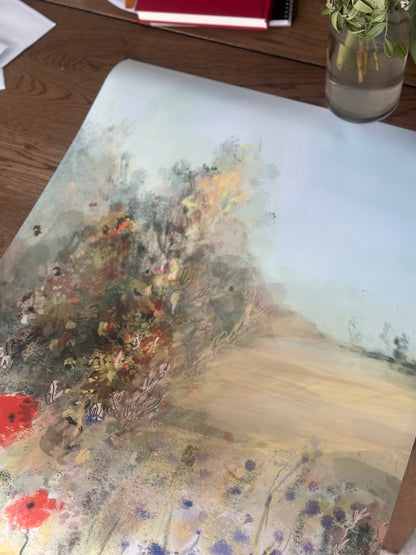 Kukkaniitty - fine art print