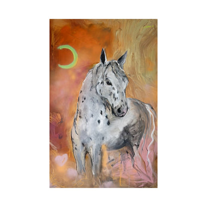 Horse and the moon