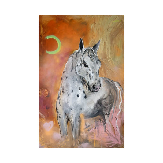 Horse and the moon