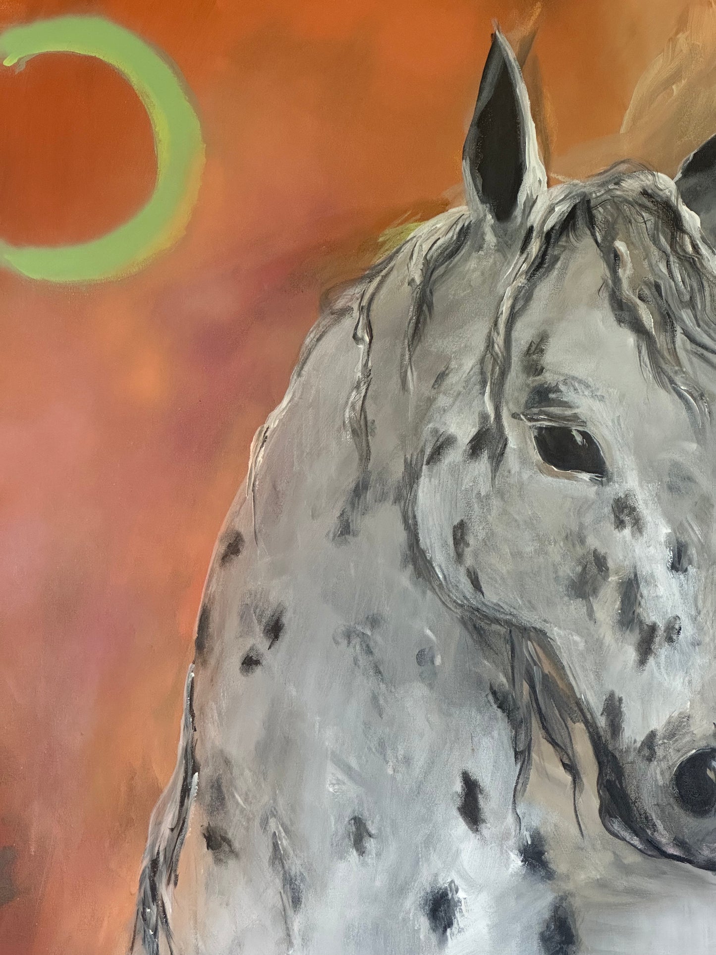Horse and the moon