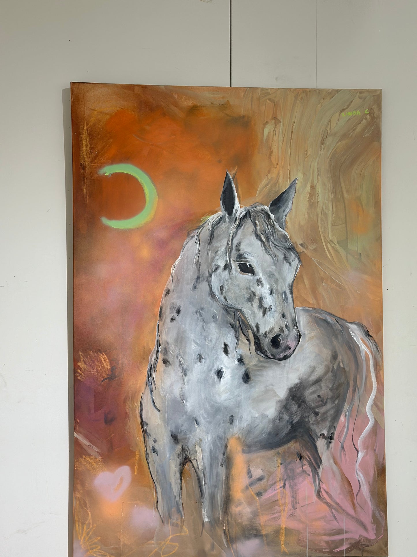 Horse and the moon